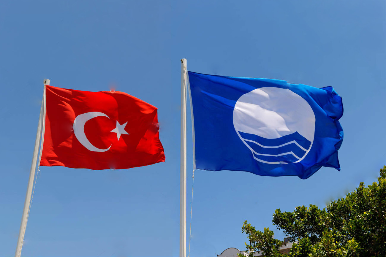 Antalya ist der Anführer der meisten Strände mit b
