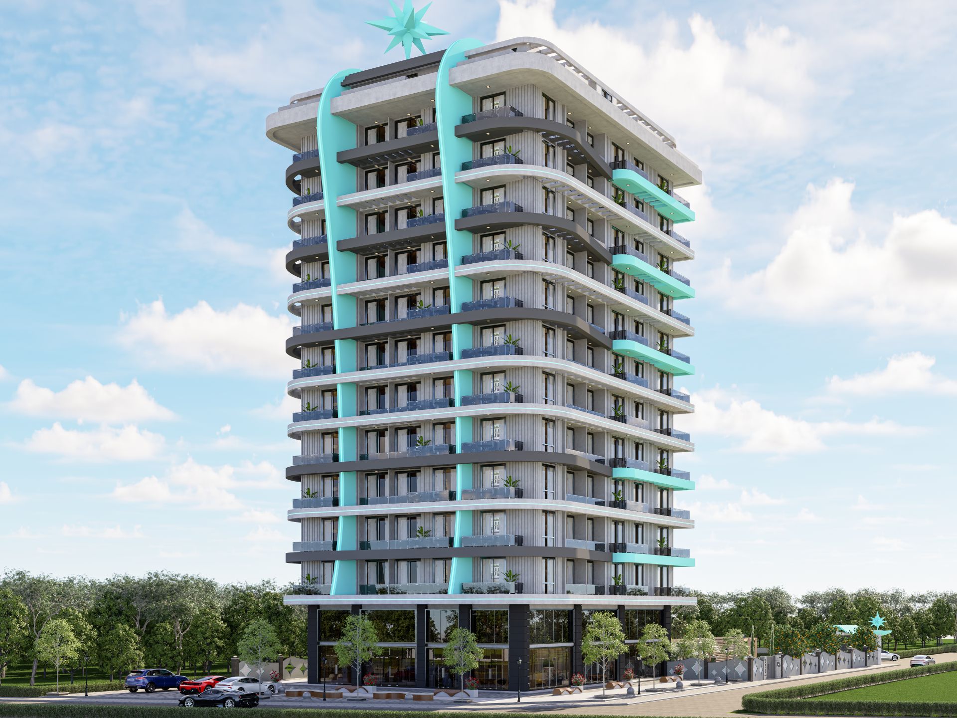 Nytt investeringsprojekt för bostadskomplex i centrala Mahmutlar